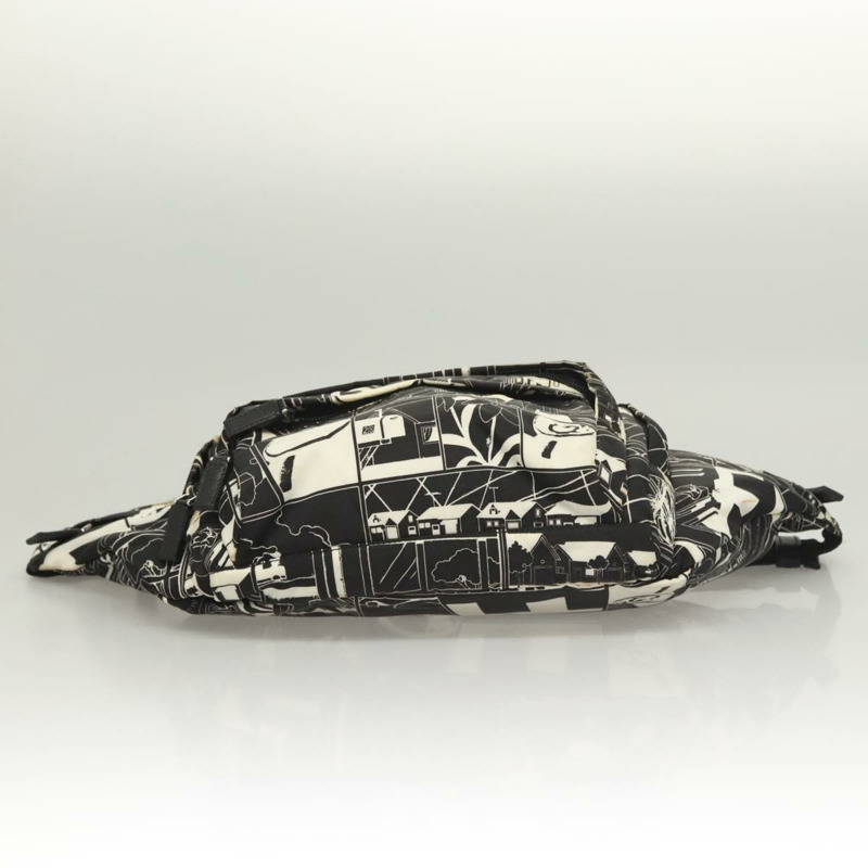 【日本直送】PRADA 單肩包 尼龍 黑色 銀色 正品 125913-4