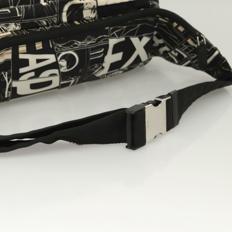 【日本直送】PRADA 單肩包 尼龍 黑色 銀色 正品 125913-6