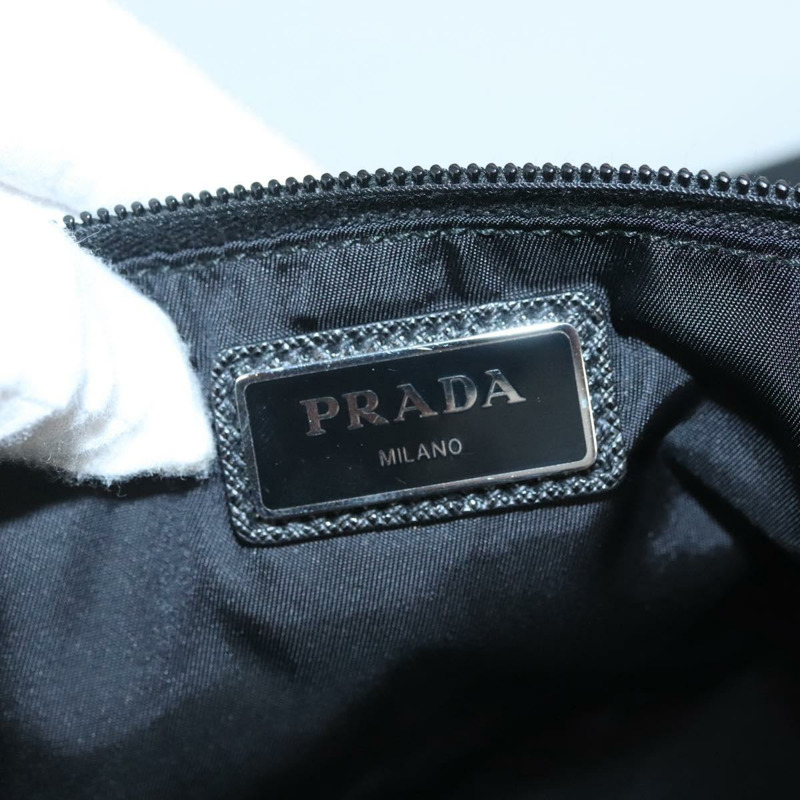 【日本直送】PRADA 單肩包 尼龍 黑色 銀色 正品 125913-21