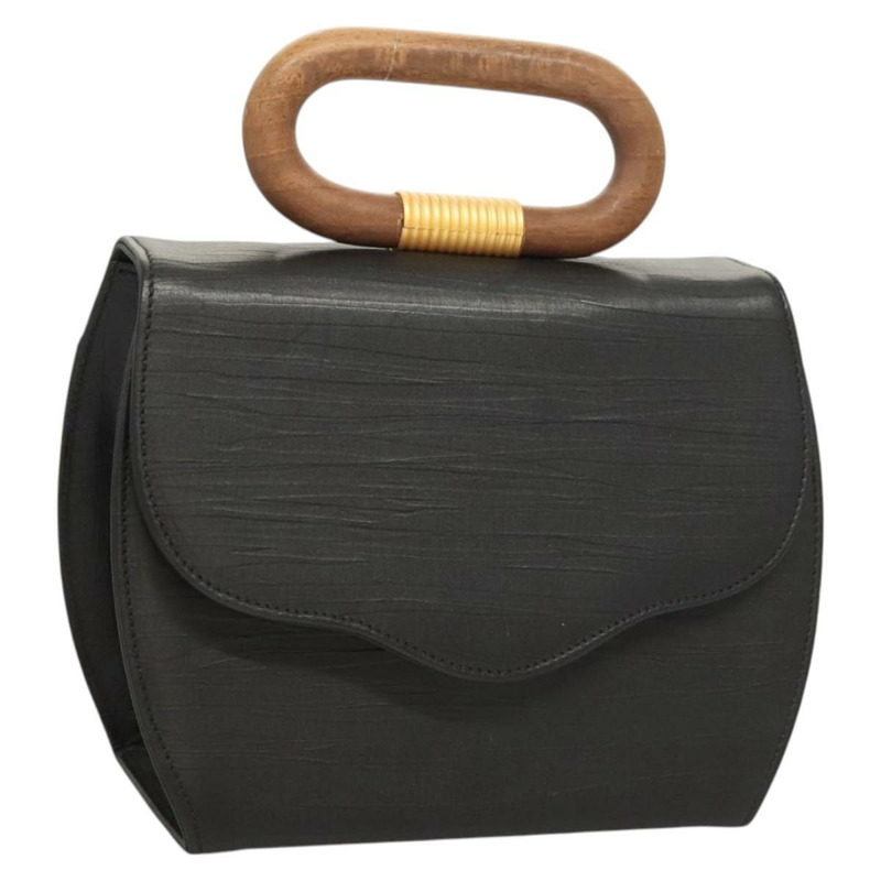 【日本直送】BALLY 手提包 皮革 黑金 正品 126005-0