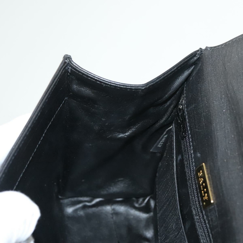 【日本直送】BALLY 手提包 皮革 黑色 金色 正品 126005-17