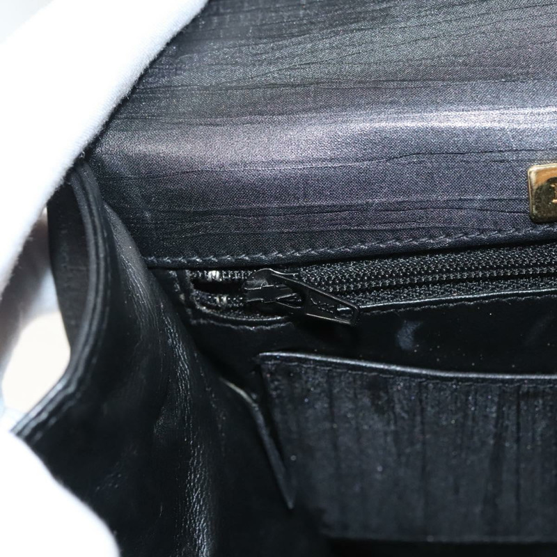 【日本直送】BALLY 手提包 皮革 黑金 正品 126005-19