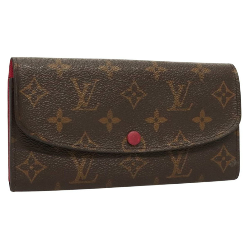 【日本直送】路易威登 Monogram Portefeuille Emilie 皮夾粉紅色 M60697 LV 正品 121244-0