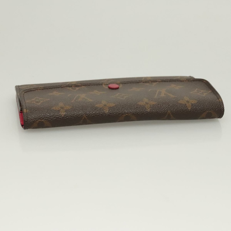【日本直送】路易威登 Monogram Portefeuille Emilie 皮夾粉紅色 M60697 LV 正品 121244-4