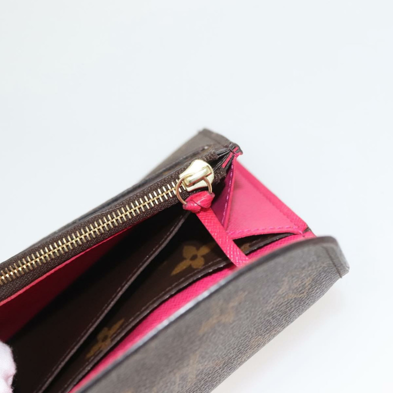【日本直送】路易威登 Monogram Portefeuille Emilie 皮夾粉紅色 M60697 LV 正品 121244-9