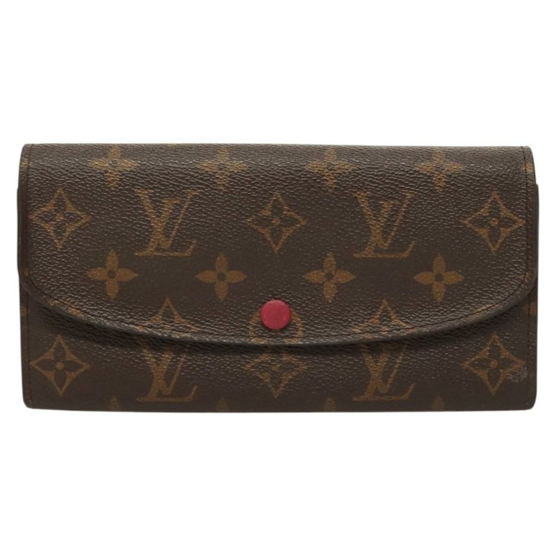 【日本直送】路易威登 Monogram Portefeuille Emilie 皮夾粉紅色 M60697 LV 正品 121244-12