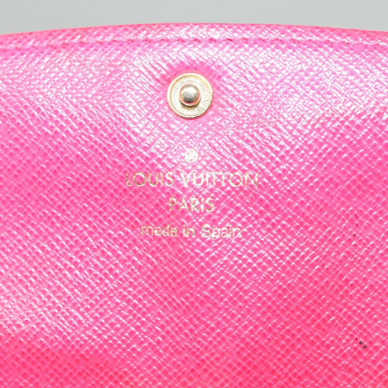 【日本直送】路易威登 Monogram Portefeuille Emilie 皮夾粉紅色 M60697 LV 正品 121244-16