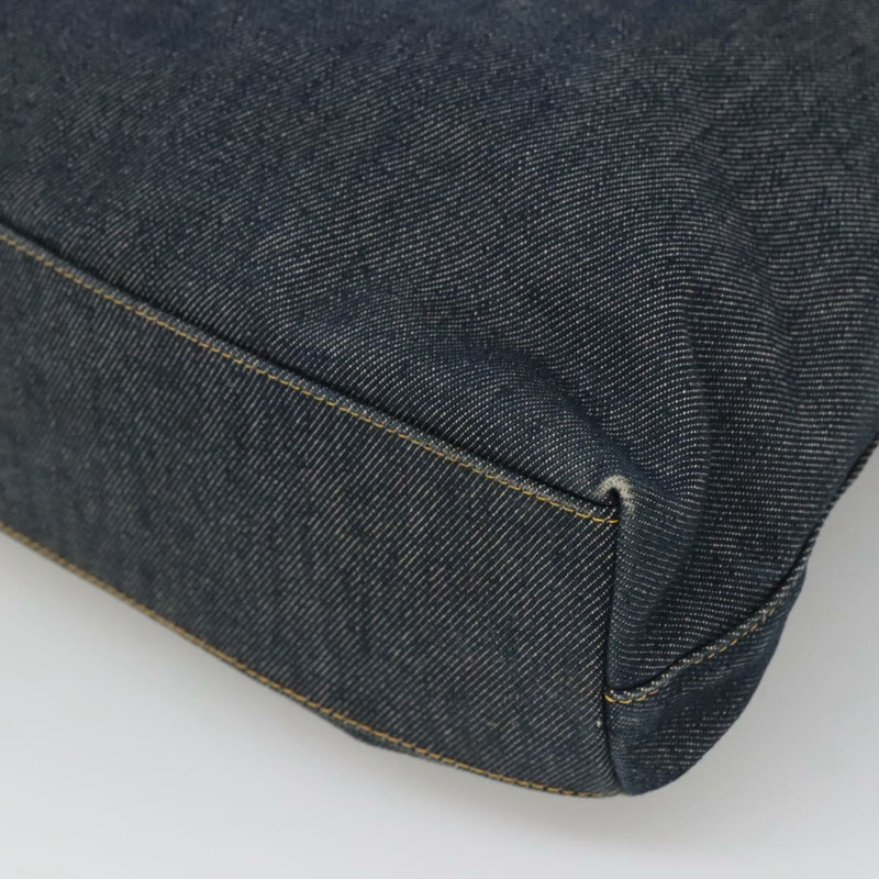【日本直送】Christian Dior 托特包 牛仔布 海軍藍 金色 正品 118610-14