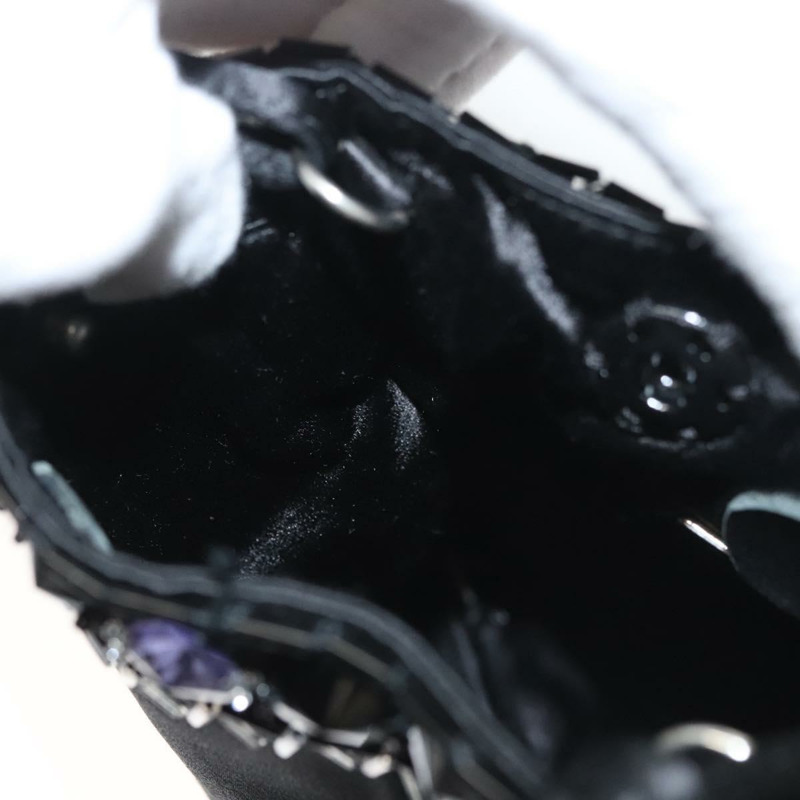 【日本直送】PRADA 單肩包 尼龍 黑色 銀色 正品 118631-17