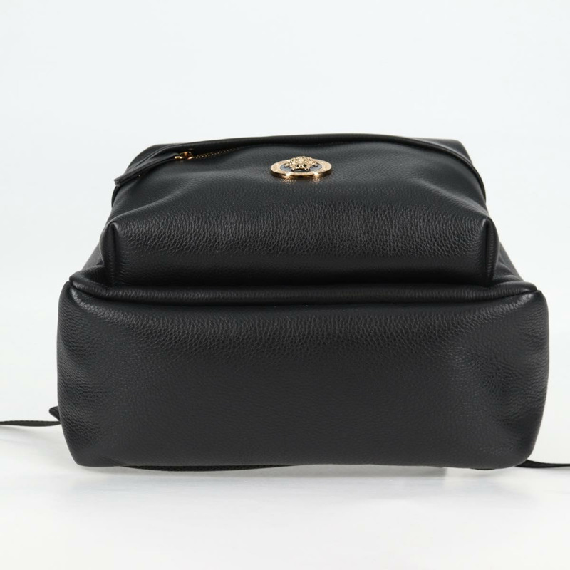 【日本直送】VERSACE 背包 皮革 黑金 正品 118684A-4