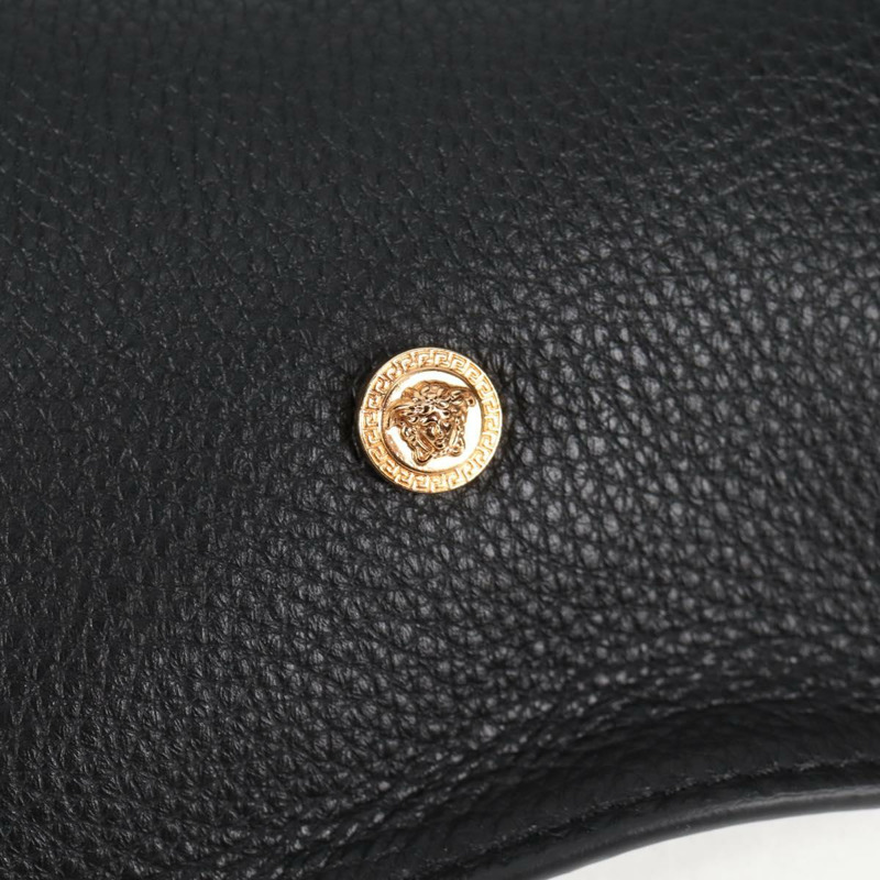 【日本直送】VERSACE 托特包 皮革 2 用 黑金 正品 118751A-9