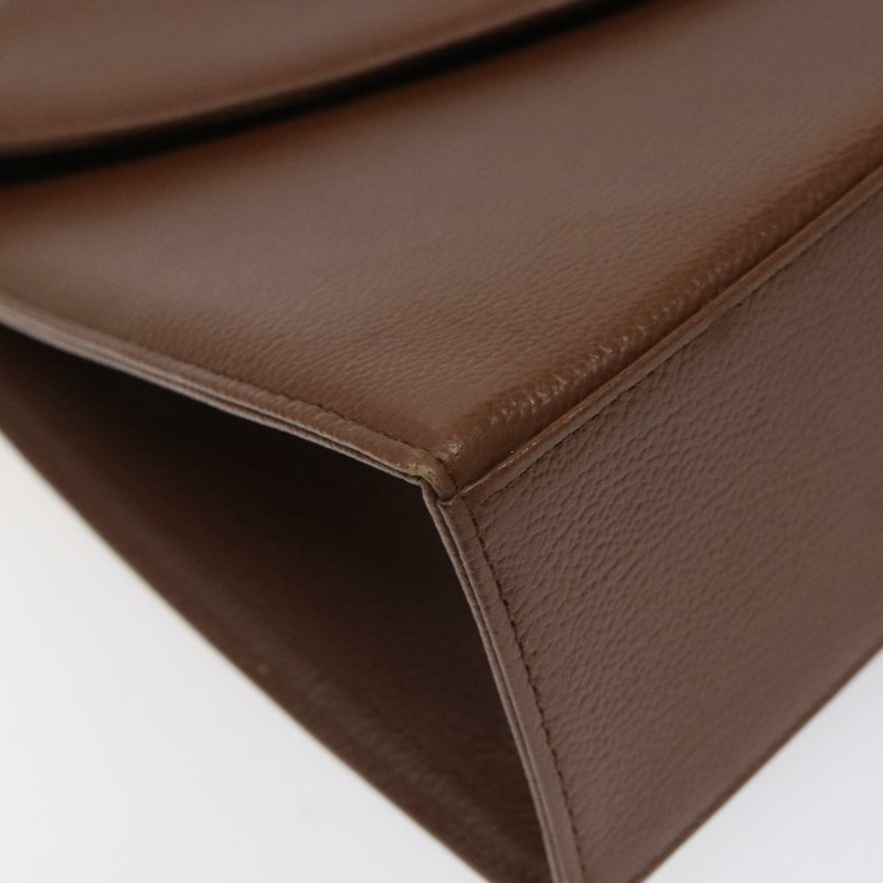 【日本直送】SAINT LAURENT 手提包 皮革 棕金色 正品 mr1347-13