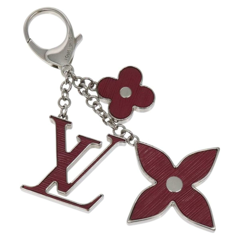 【日本直送】路易威登 Epi Bijusac Fleur Deux Charm 金屬紅 M65224 LV Auth ac3844-0