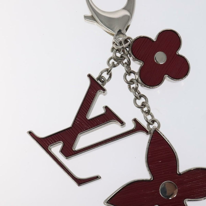 【日本直送】路易威登 Epi Bijusac Fleur Deux Charm 金屬紅 M65224 LV Auth ac3844-3