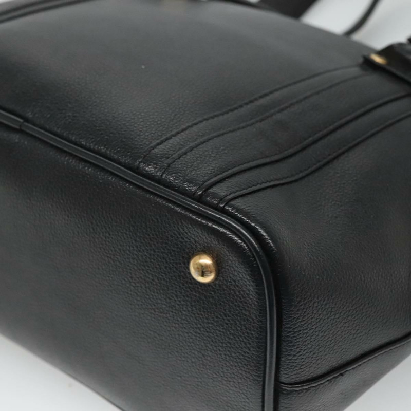 【日本直送】MCM 鉚釘手提包 皮革 黑金色 正品 127024-11