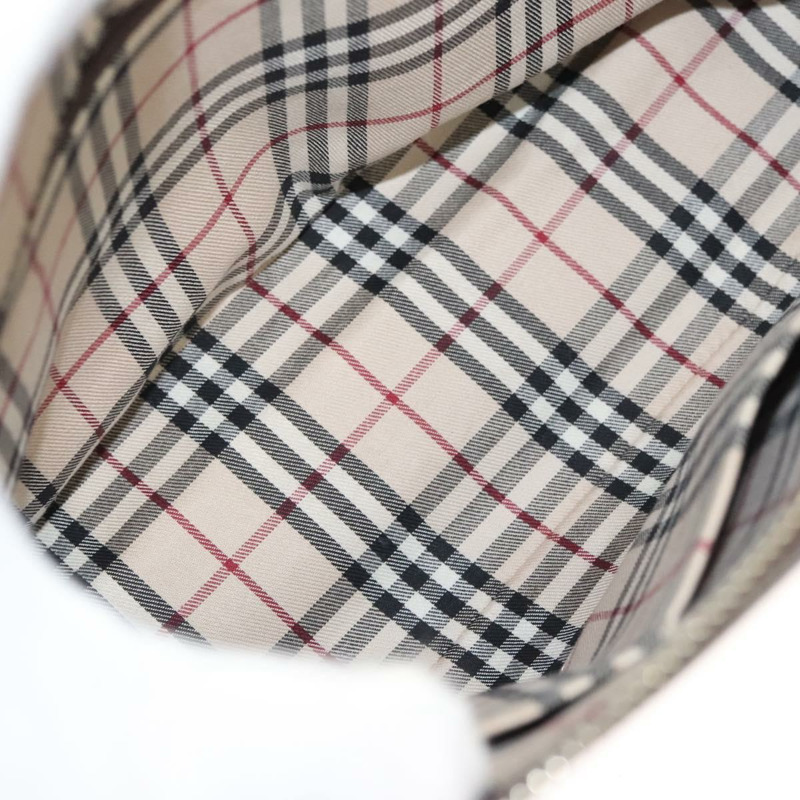 【日本直送】BURBERRY 棕色銀色皮革單肩包 正品 BA2674-11
