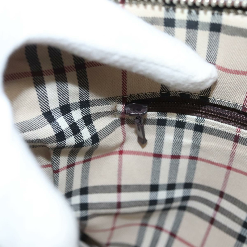 【日本直送】BURBERRY 棕色銀色皮革單肩包 正品 BA2674-20