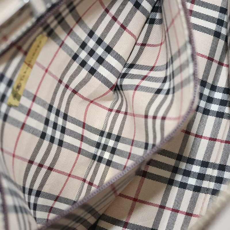 【日本直送】BURBERRY 棕色銀色皮革單肩包 正品 BA2674-21