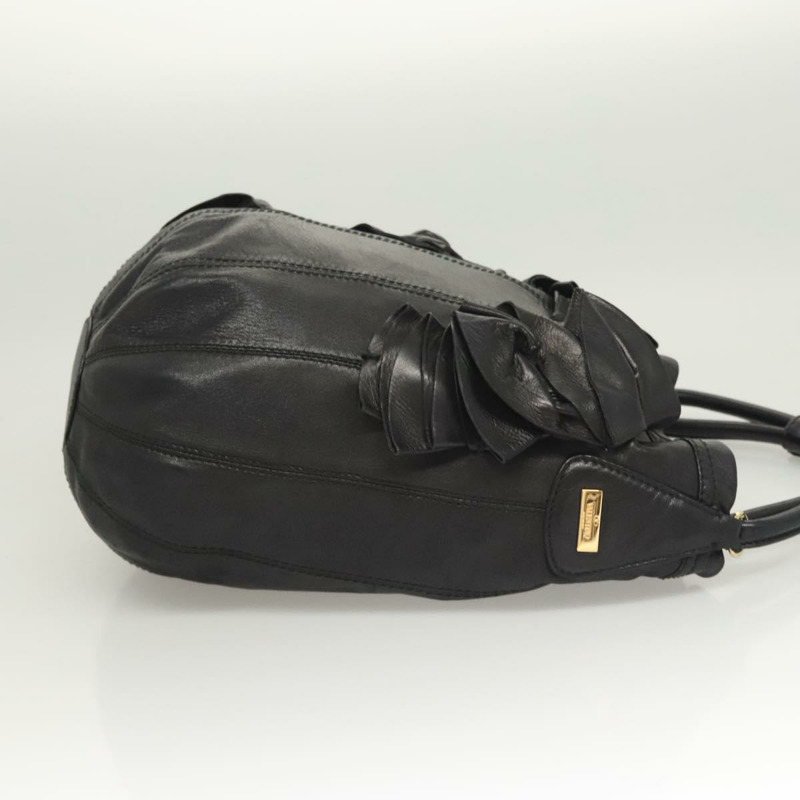 【日本直送】華倫天奴 (VALENTINO) 黑色金色皮革單肩包，正品 BA2556-2
