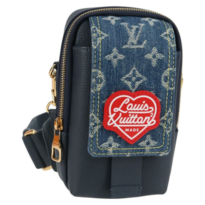 【日本直送】路易威登 LV 方形雙手機袋 藍色 M81060 LV 授權 118392SM-0