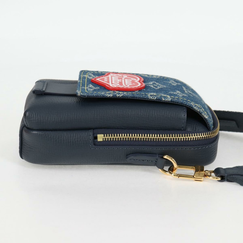 【日本直送】路易威登 LV 方形雙手機袋 藍色 M81060 LV 授權 118392SM-4