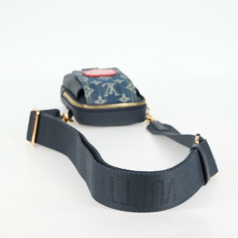 【日本直送】路易威登 LV 方形雙手機袋 藍色 M81060 LV 授權 118392SM-7