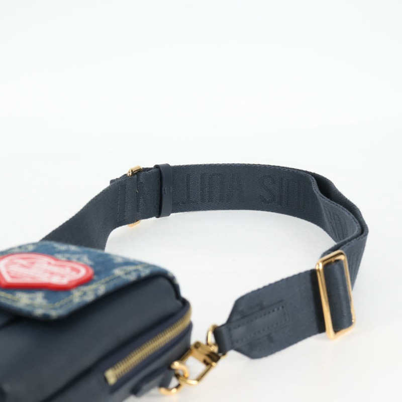【日本直送】路易威登 LV 方形雙手機袋 藍色 M81060 LV 授權 118392SM-13