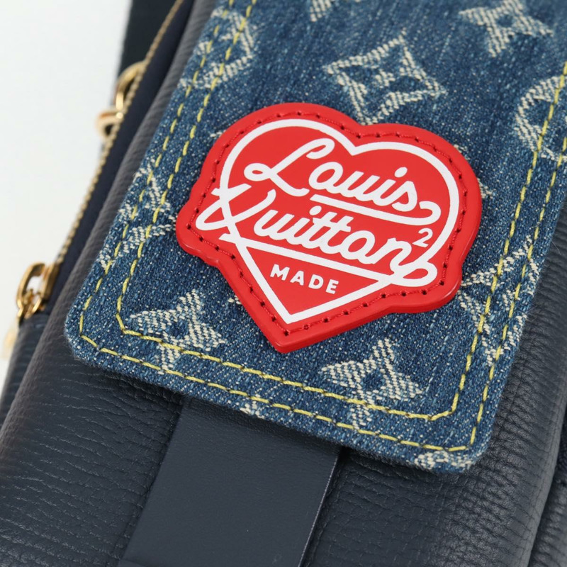 【日本直送】路易威登 LV 方形雙手機袋 藍色 M81060 LV 授權 118392SM-18