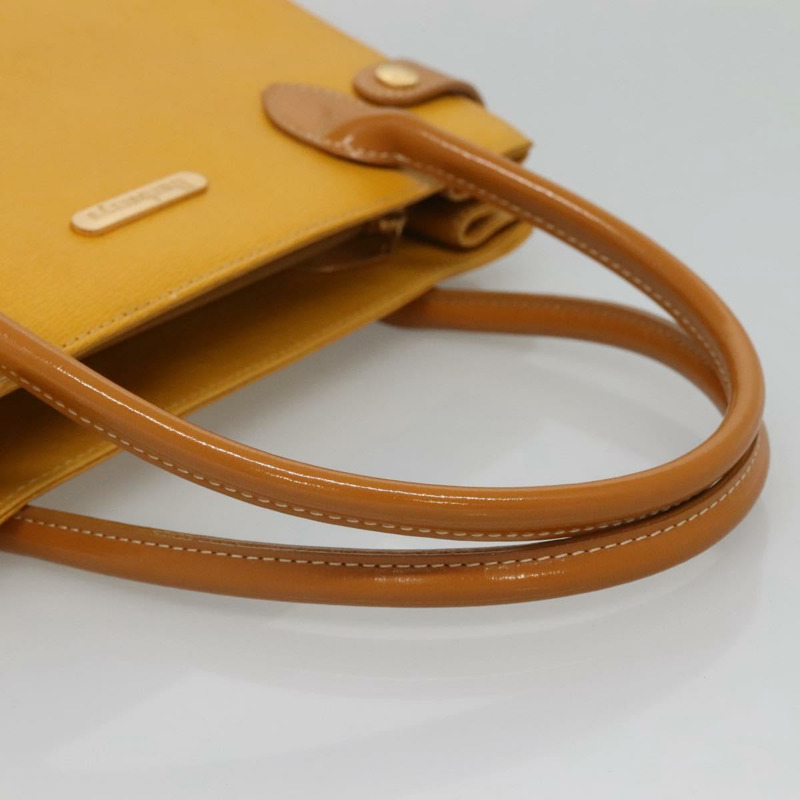 【日本直送】Burberry 手提包 皮革 黃金 正品 bs26688-6