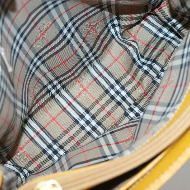 【日本直送】Burberry 手提包 皮革 黃金 正品 bs26688-10