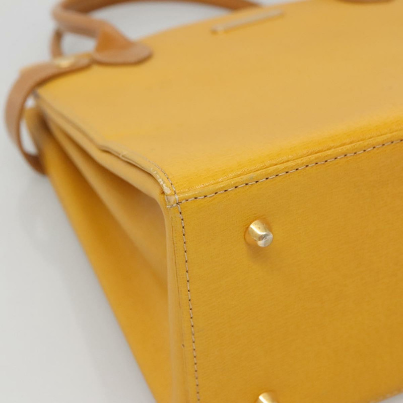 【日本直送】Burberry 手提包 皮革 黃金 正品 bs26688-13