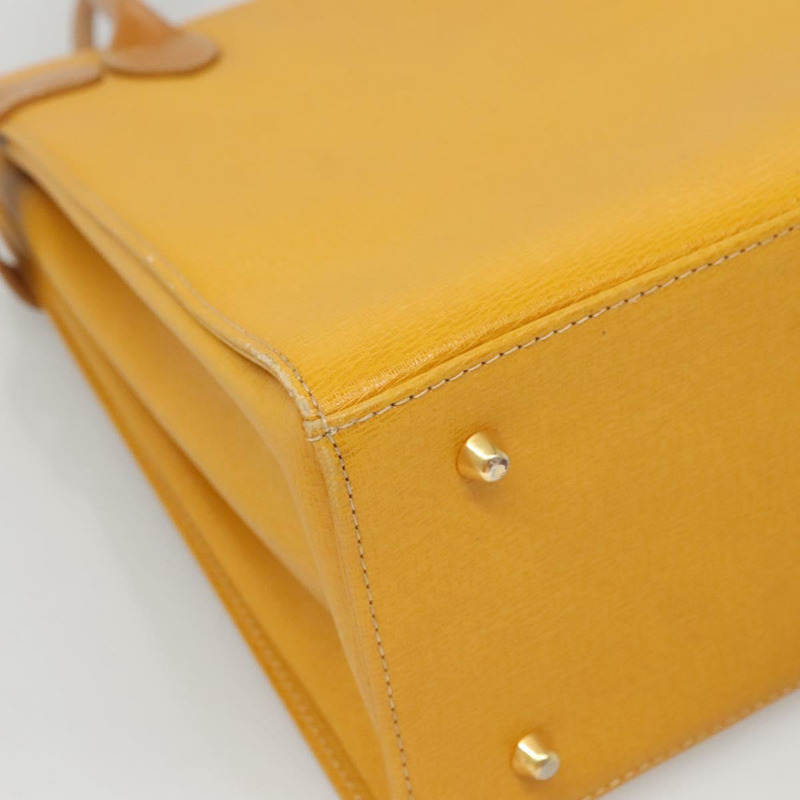 【日本直送】Burberry 手提包 皮革 黃金 正品 bs26688-15