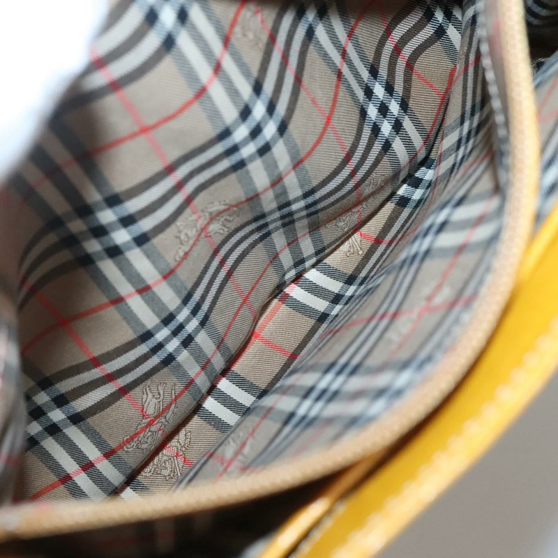 【日本直送】Burberry 手提包 皮革 黃金 正品 bs26688-19