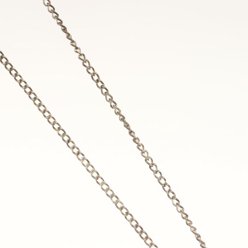 【日本直送】香奈兒四葉草項鍊 金屬 銀色 CC Auth bs26614-5