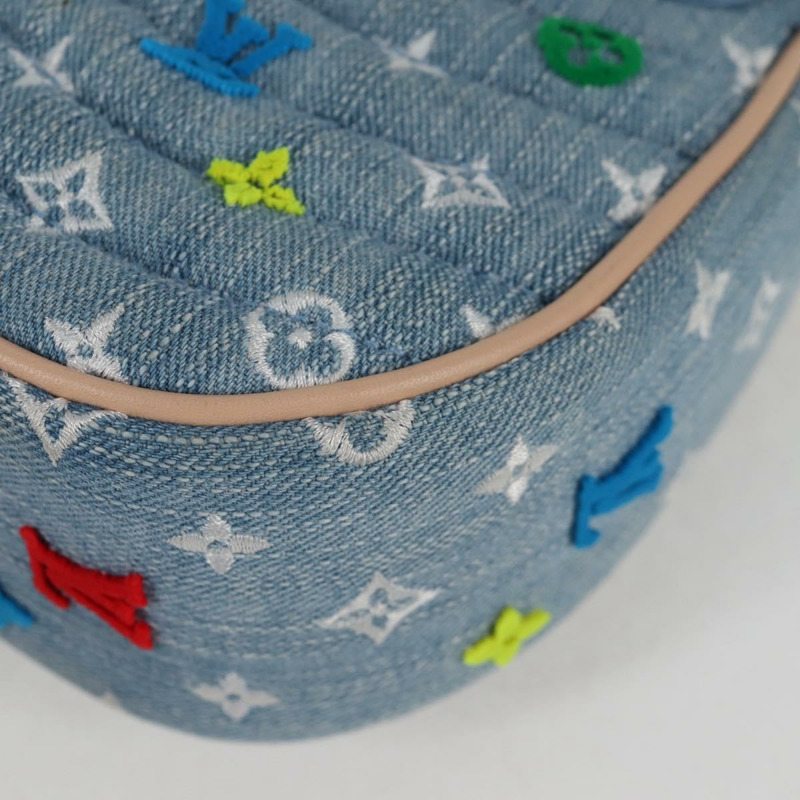 【日本直送】路易威登 New Wave 鏈條包 MM 手提包 淺藍色 M53692 LV 正品 BD2243SM-17