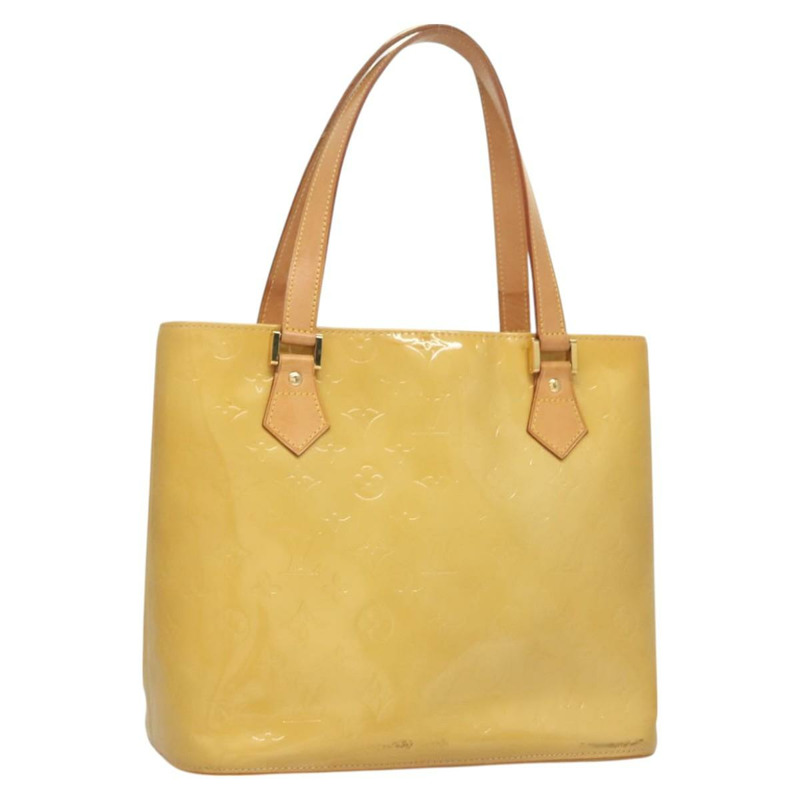 【日本直送】路易威登 Monogram Vernis Houston 手提包米色 M91004 LV 授權 BA2948-0