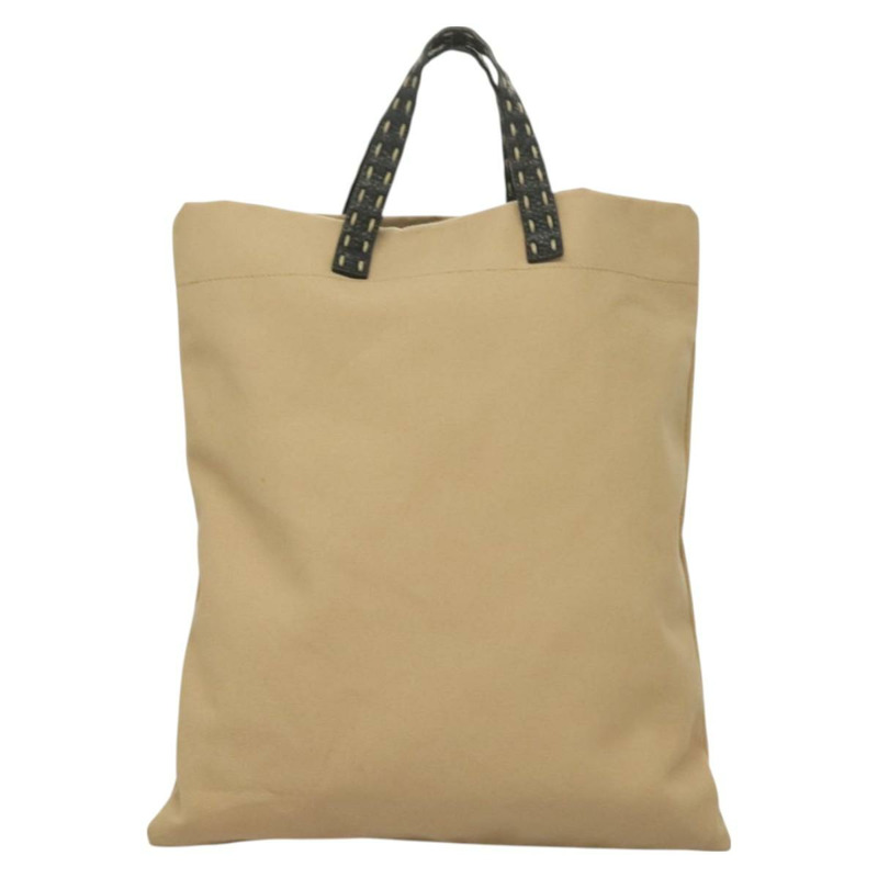 【日本直送】FENDI Celeria 手提包 帆布 米色 正品 hk2789-2