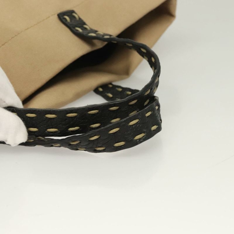 【日本直送】FENDI Celeria 手提包 帆布 米色 正品 hk2789-6