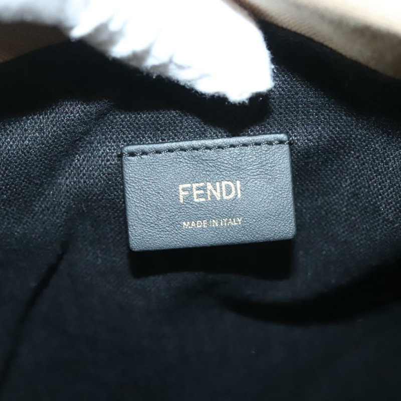 【日本直送】FENDI Celeria 手提包 帆布 米色 正品 hk2789-13