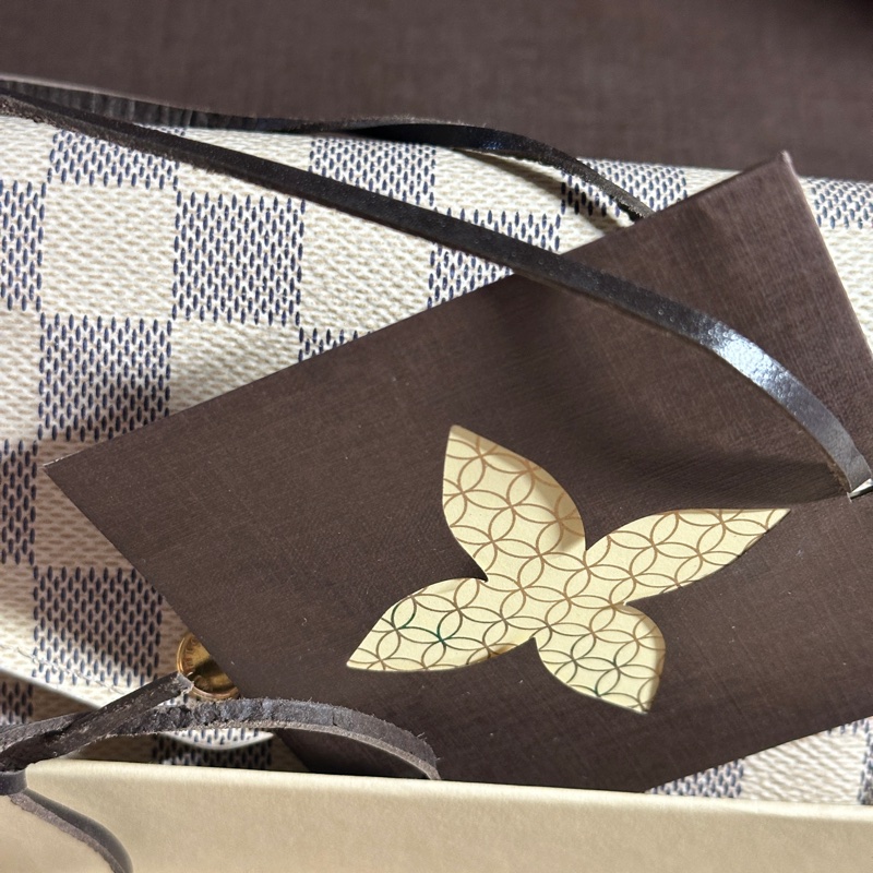 LV 路易威登白色棋盤格長夾皮夾-15