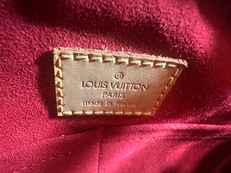LOUIS VUITTON LV 老花 駱駝包 肩背包-4