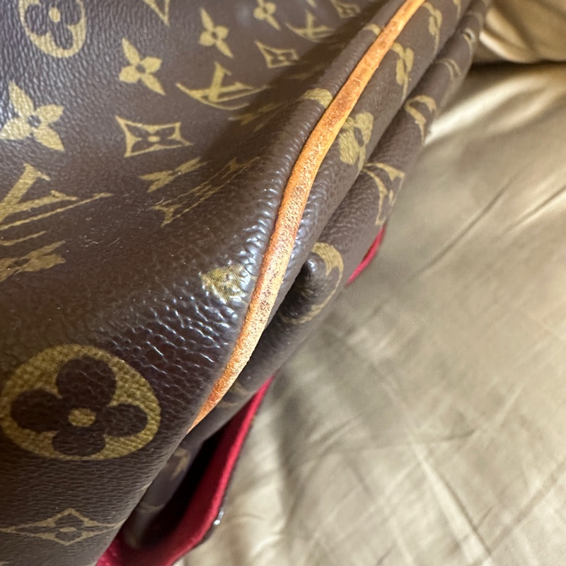 LOUIS VUITTON LV 老花 駱駝包 肩背包-12