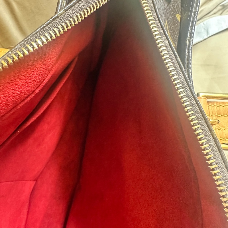 LOUIS VUITTON LV 老花 駱駝包 肩背包-21