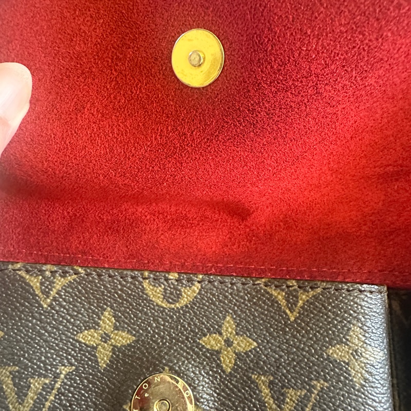 LOUIS VUITTON LV 老花 駱駝包 肩背包-22