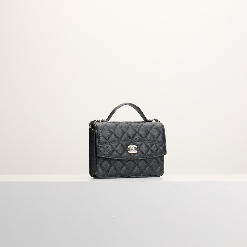 Chanel 25c 小書包/黑金牛-1