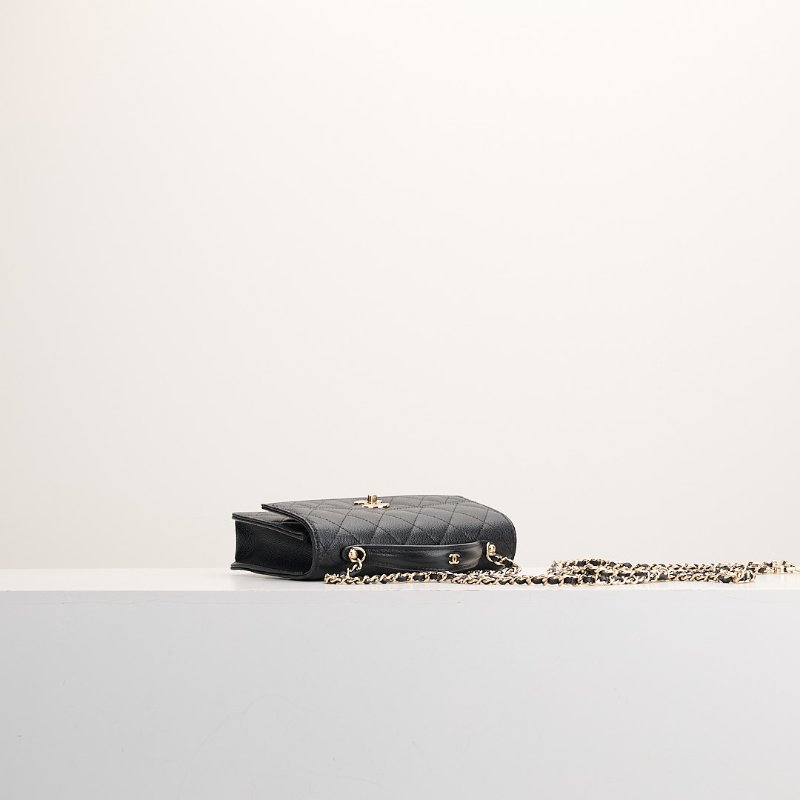 Chanel 25c 小書包/黑金牛-4