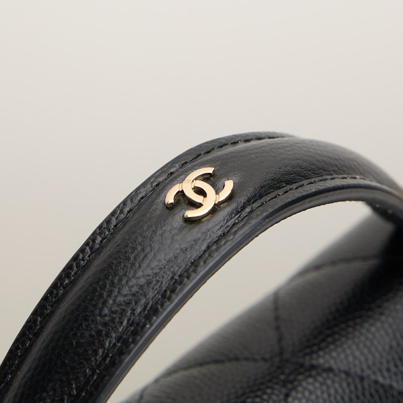 Chanel 25c 小書包/黑金牛-19