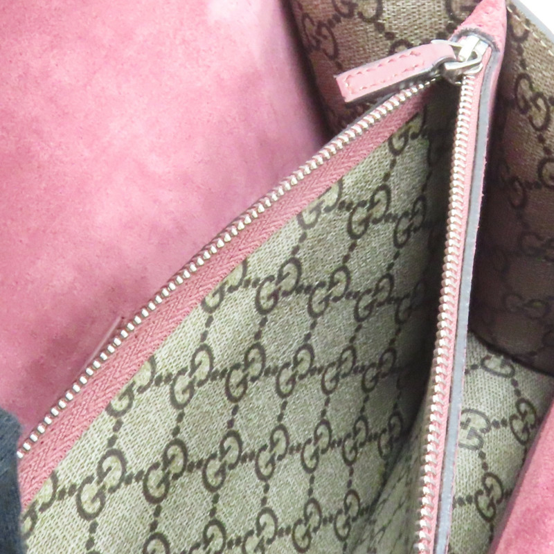 烏木色 GG Supreme Blooms 帆布 Dionysus 酒神包 肩背包 400249-7