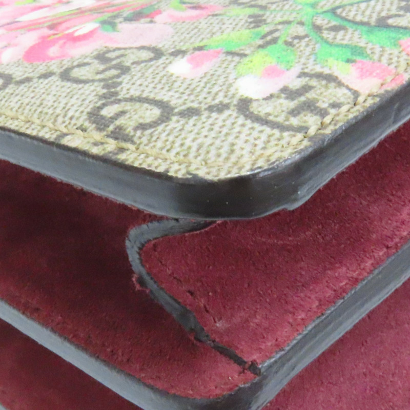 烏木色 GG Supreme Blooms 帆布 Dionysus 酒神包 肩背包 400249-15