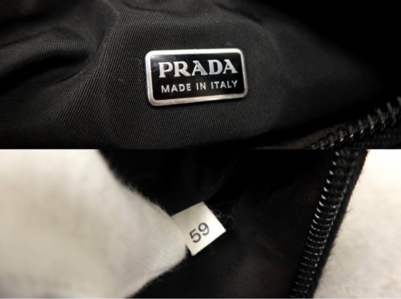 PRADA 三角形標誌牌 尼龍迷你手提包-12